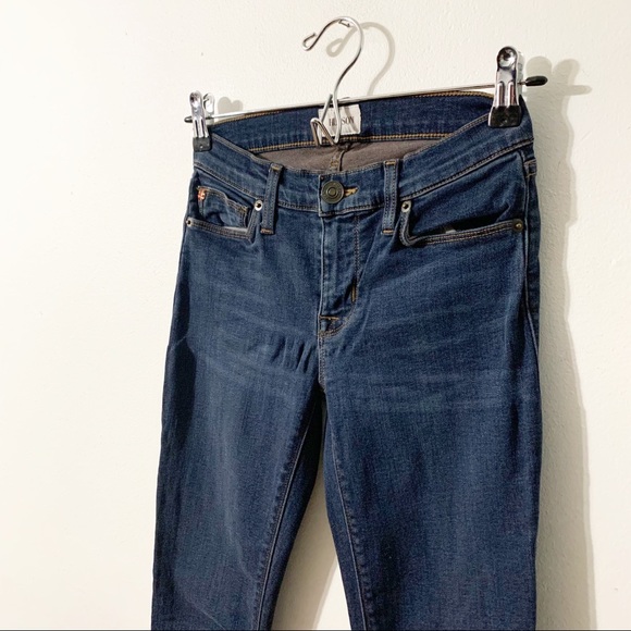 Hudson Super Skinny Krista Style Dark Indigo Wash Denim Jeans Five Pocket Style - Picture 4 of 13
